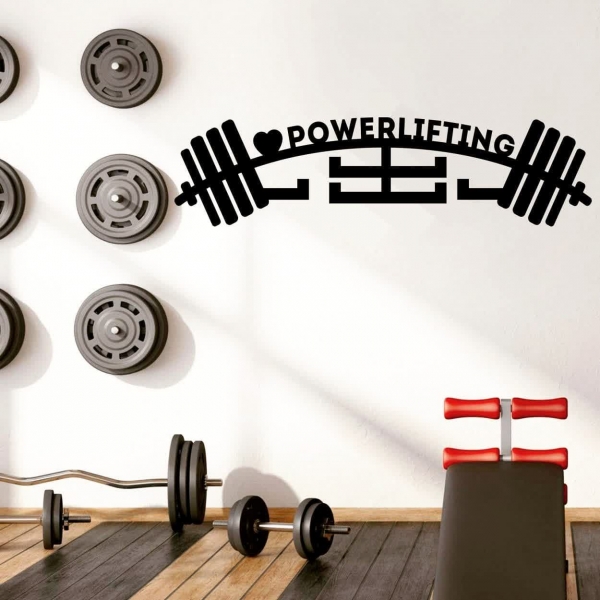 برچسب دیواری پاور لیفتینگ Power Lifting ، کد 936