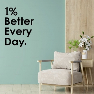  تابلو تکست انگیزشی انگلیسی better every day ،کد 1085