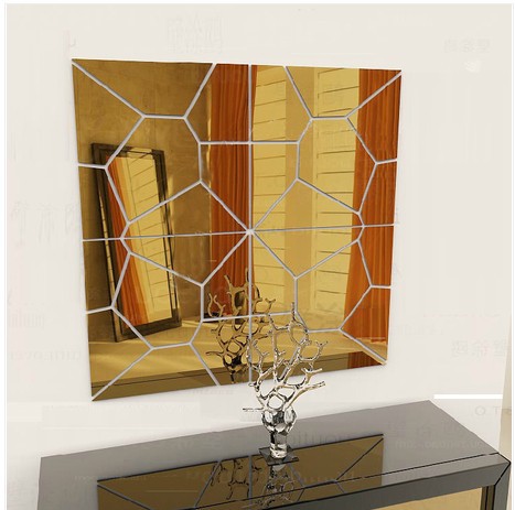 اتاق آینه کاری شده با ورق پلکسی گلس طلایی آِنه کاری شیک ارزان