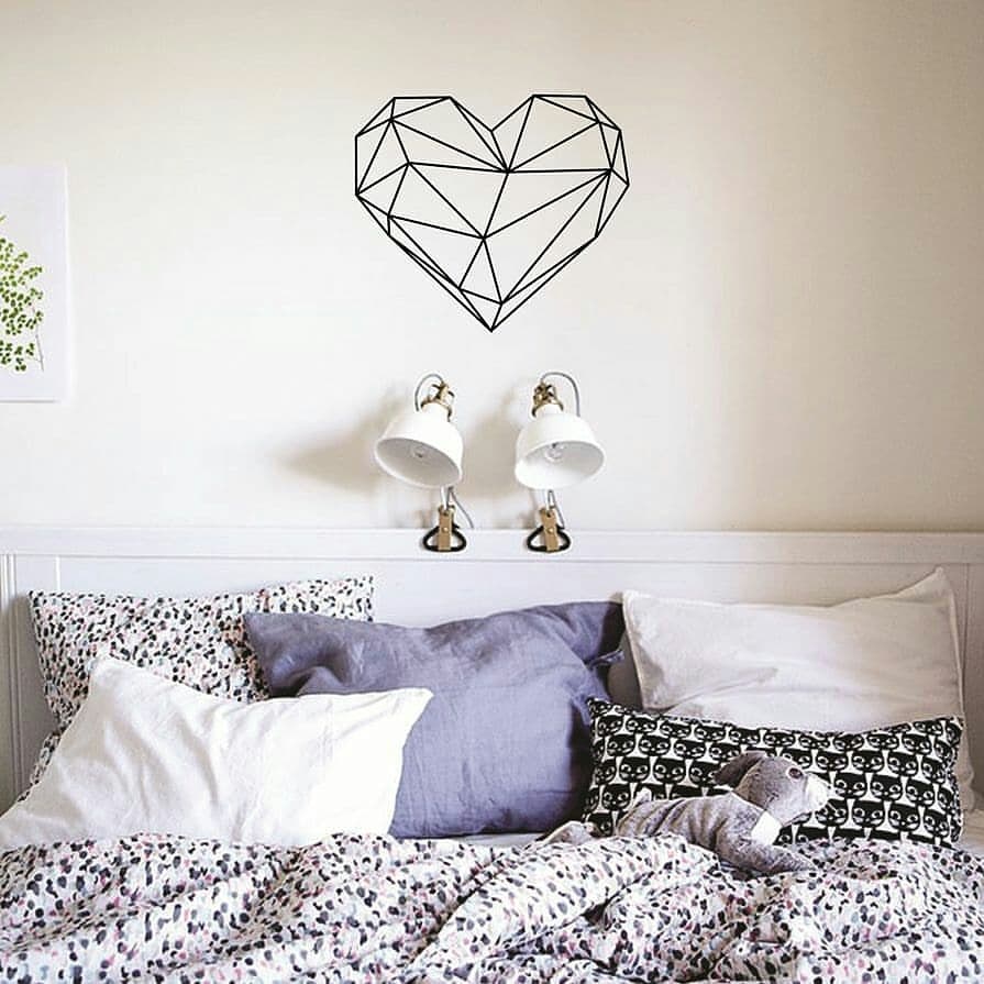 طرز ساخت قلب کاغذی اوریگامی تابلو زیبا قلبی بالای تخت خواب نوعروس